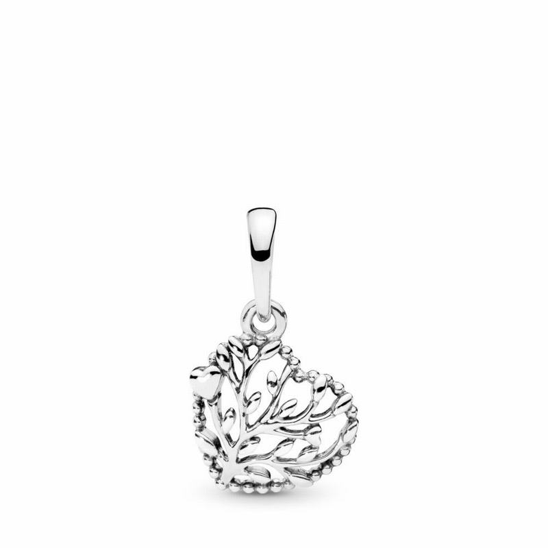 Pandora Flourishing Hearts Dangle Charm Ireland - Sterling Silver - 758294AET